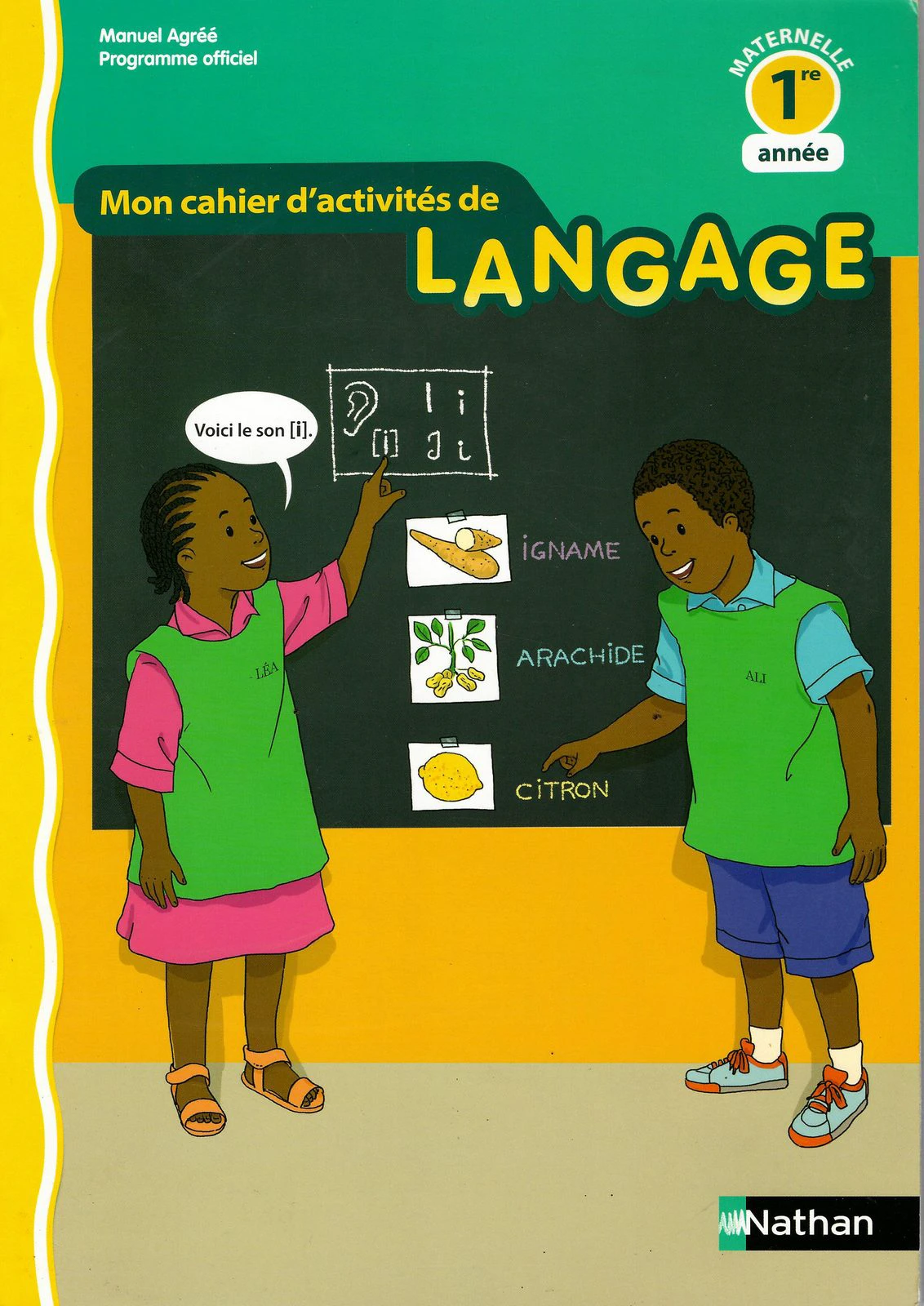 Mon cahier d'activités de LANGAGE (1re année)