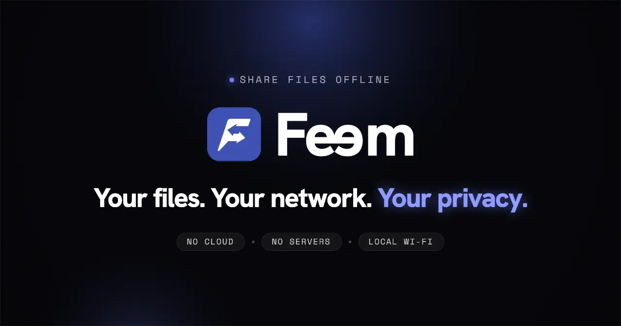 Feem Icon Feem · Share Files OFFLINE