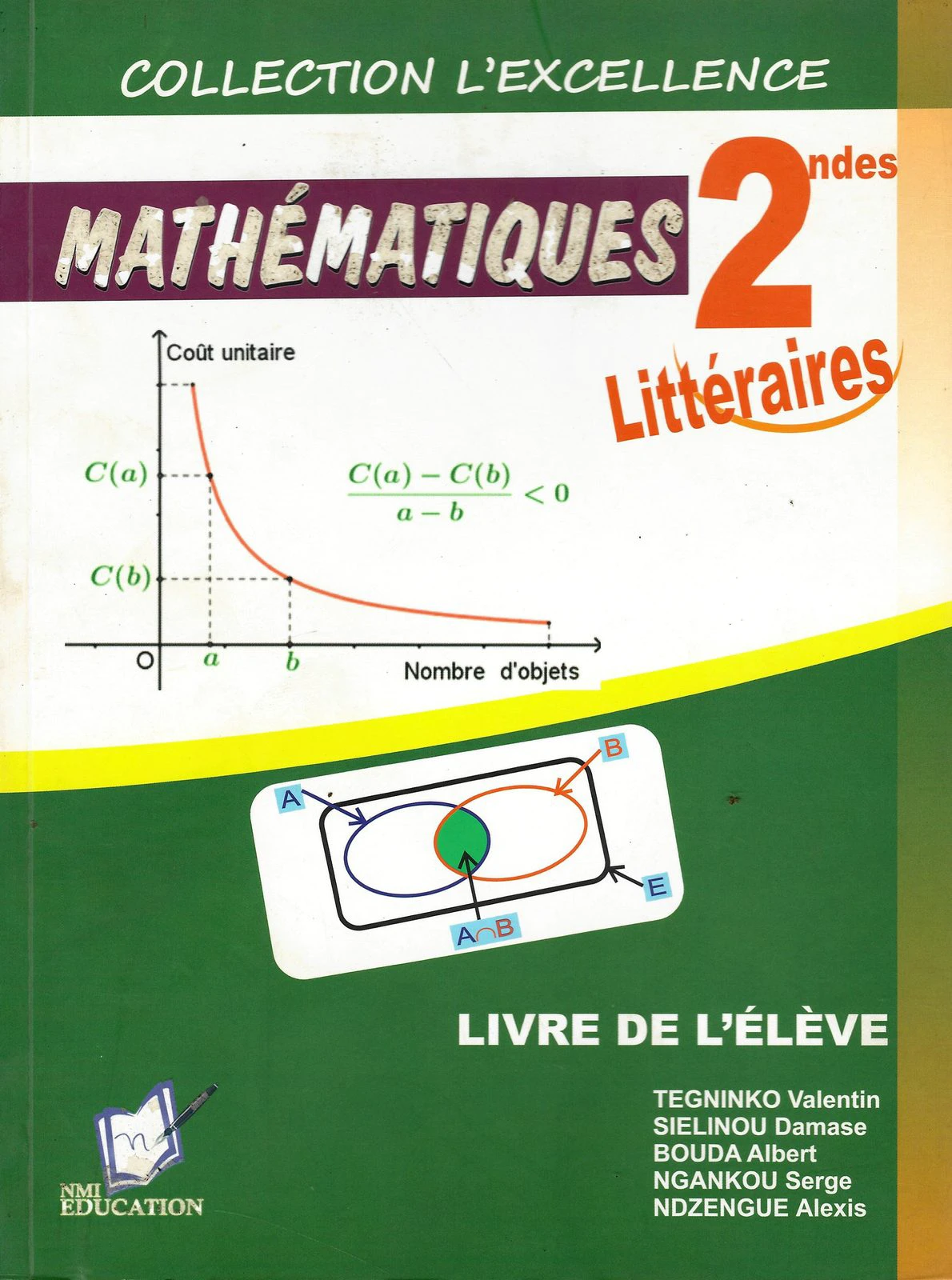Mathématiques — Livre de l'élève (2ndes Littéraires)